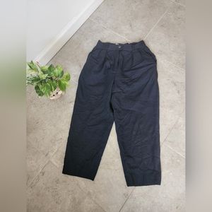 Salvatore Ferragamo Linen Wool Pants
